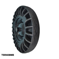 Колесо DW-ТSR408MB суцільнолите гумове 4.00x8 на металевому диску з підшипниками