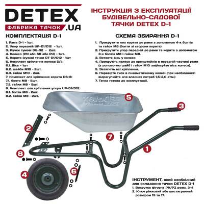 Рама до тачки D1 DETEX
