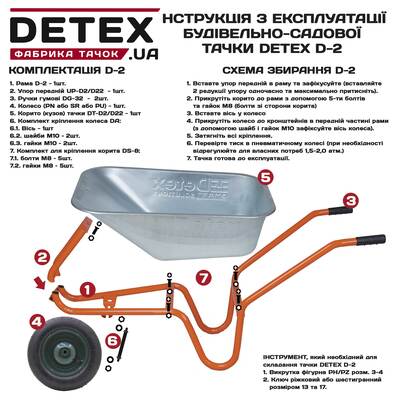 Рама до тачки D2 DETEX